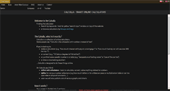 Desktop Screenshot of calculla.com