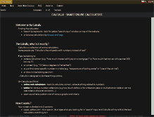 Tablet Screenshot of calculla.com